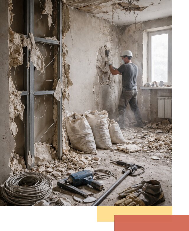 Профессиональный демонтаж зданий и конструкций в Заволжье