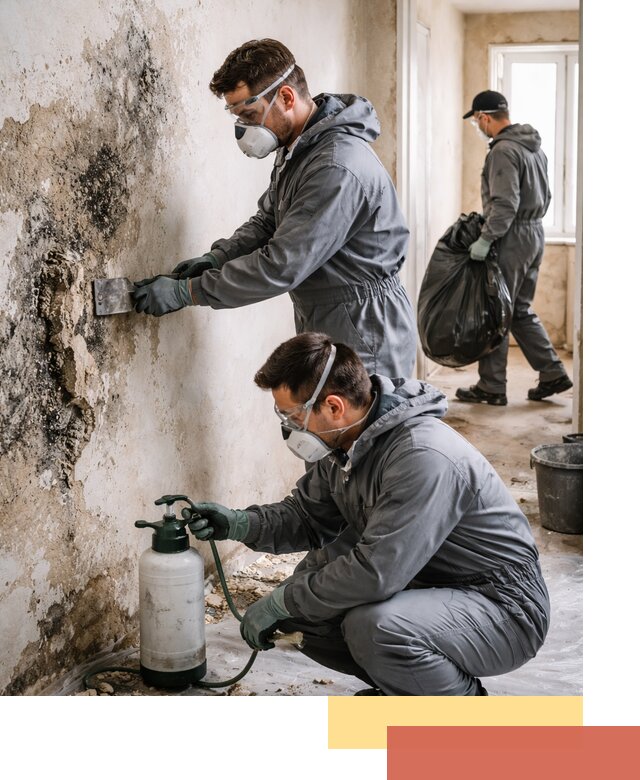 Удаление плесени со стен профессионально в Заволжье