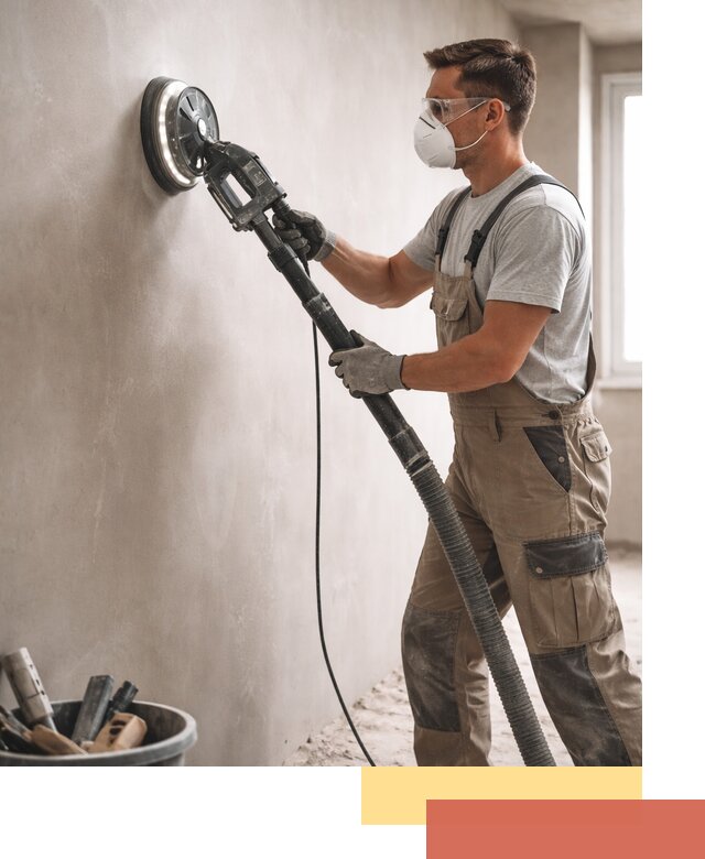 Профессиональная шлифовка стен в Заволжье быстро и качественно