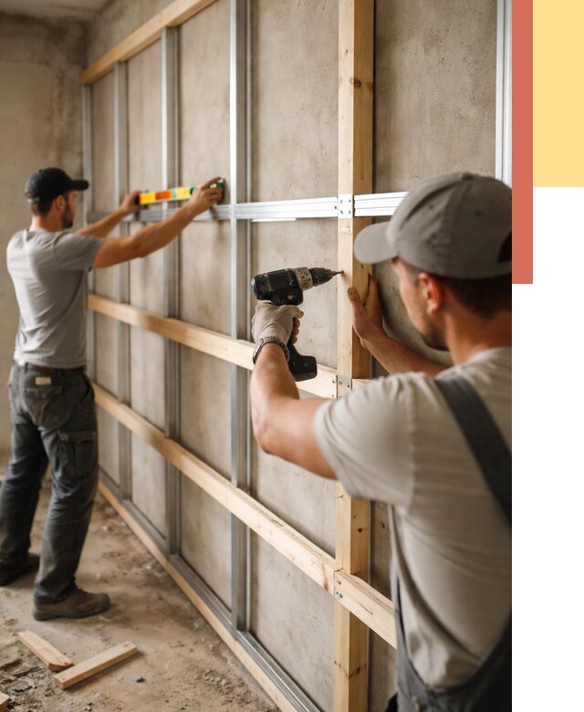 Устройство обрешетки под панели в Заволжье от 2139 руб. — монтаж под ключ | ОТДЕЛОЧНИК-Звл