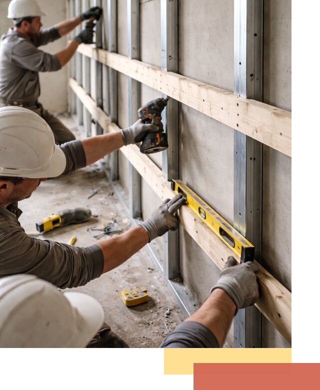 Устройство обрешетки под панели в Заволжье