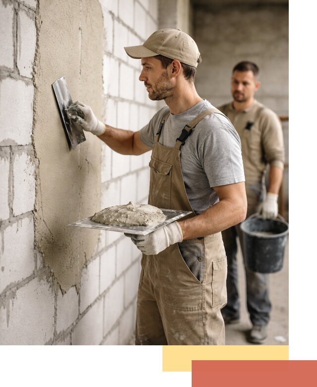 Штукатурка стен из газобетона в Заволжье под ключ