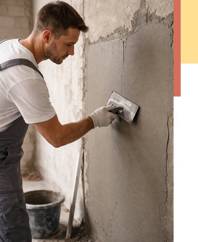 Штукатурка стен под плитку в Заволжье от 4277 руб./м2 — выравнивание под плитку | ОТДЕЛОЧНИК-Звл