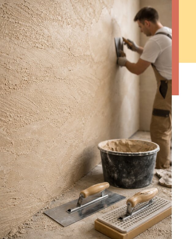 Декоративная штукатурка травертин в Заволжье от 1833 руб/м2 — качественно и недорого | ОТДЕЛОЧНИК-Звл