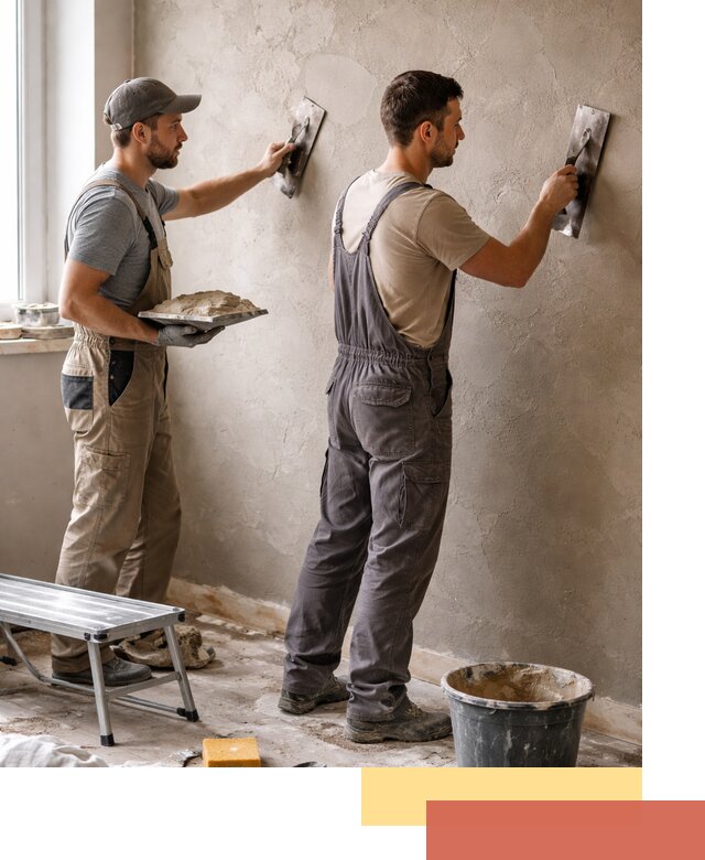 Ремонт декоративной штукатурки и восстановление фактуры в Заволжье