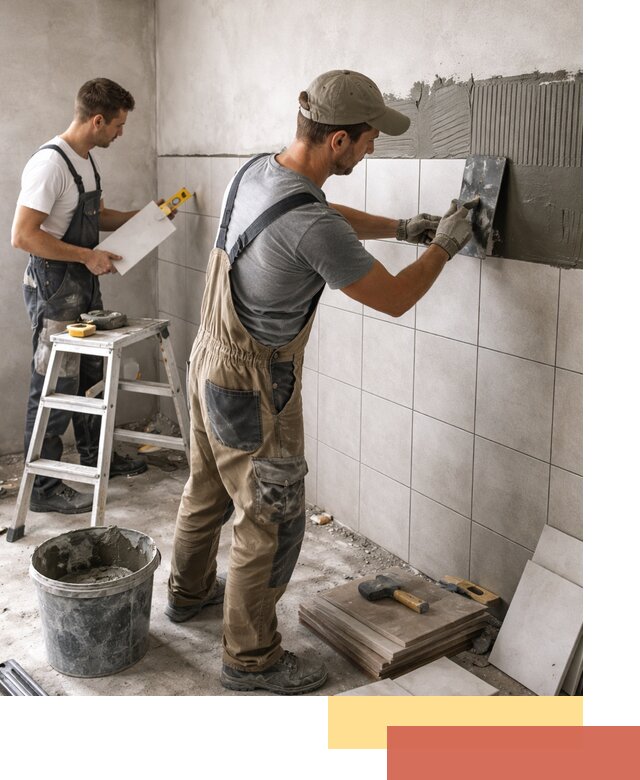 Укладка плитки на стены в Заволжье профессионально и надежно