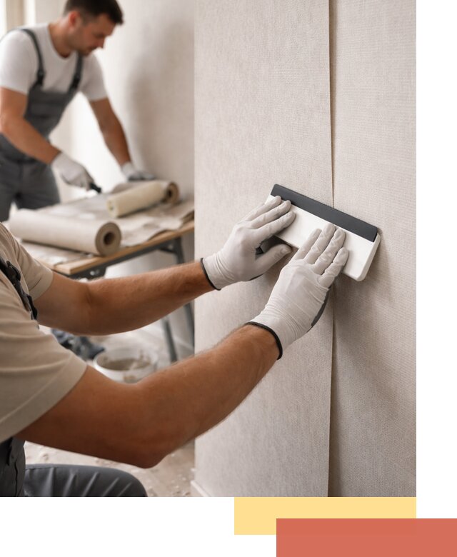 Поклейка обоев под покраску в Заволжье профессионально и быстро