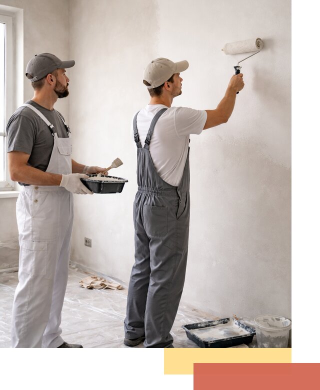 Покраска стен водоэмульсионной краской в Заволжье