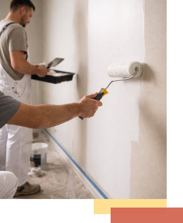 Покраска стен акриловой краской профессионально в Заволжье