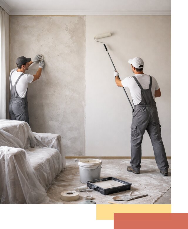 Покраска стен антивандальной краской в Заволжье