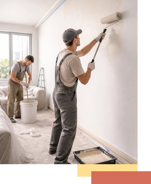 Покраска стен в офисе в Заволжье — быстрый и качественный ремонт