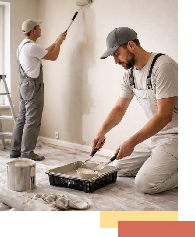 Покраска стен в квартире в Заволжье — профессионально и аккуратно