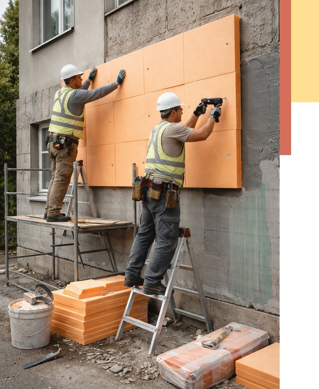 Утепление стен пеноплексом в Заволжье от 1884 руб./м2 — быстро и недорого | ОТДЕЛОЧНИК-Звл