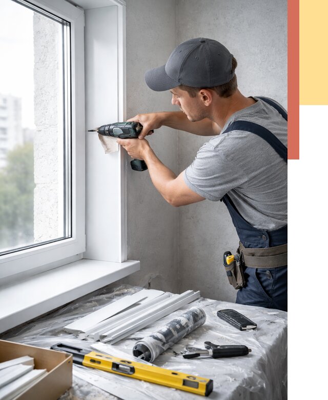 Установка пластиковых откосов в Заволжье от 2291 руб. | ОТДЕЛОЧНИК-Звл монтаж, быстро и недорого