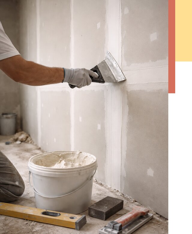 Шпаклевка перегородок из гипсокартона в Заволжье от 2546 руб. — услуги ОТДЕЛОЧНИК-Звл