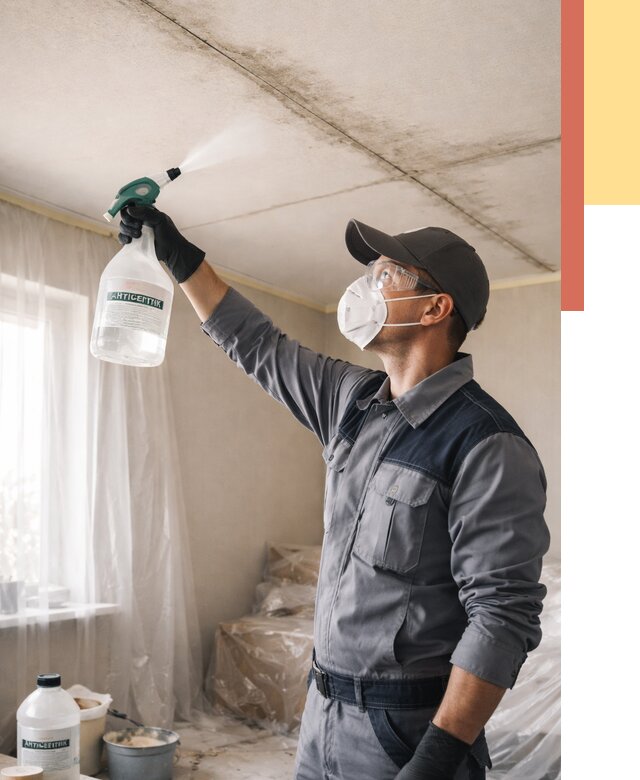 Антисептическая обработка потолка в Заволжье от 2546 руб. | ОТДЕЛОЧНИК-Звл