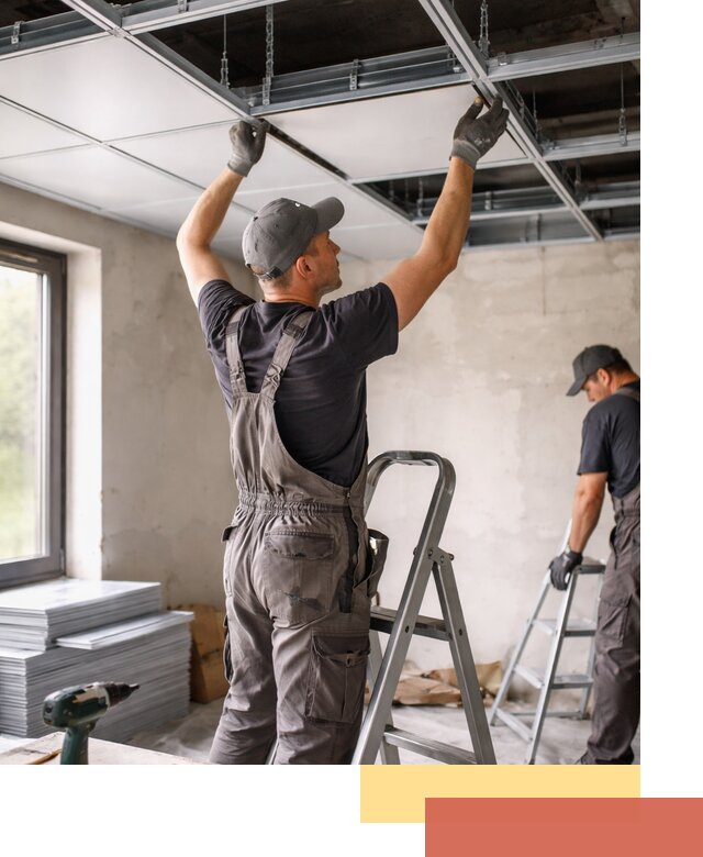 Монтаж кассетного потолка в Заволжье качественно и быстро