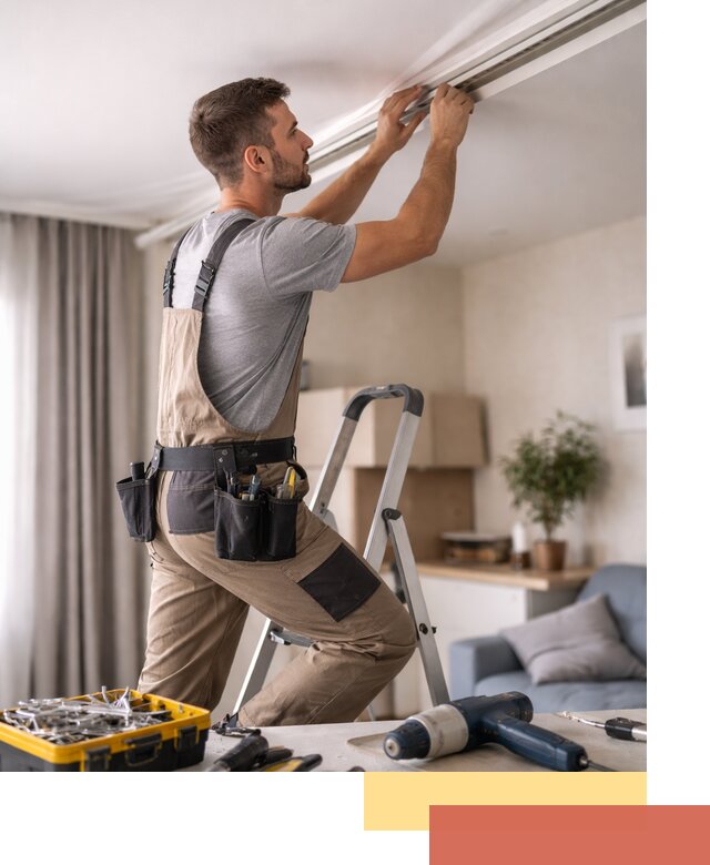 Ремонт натяжных потолков в Заволжье — качественно и оперативно