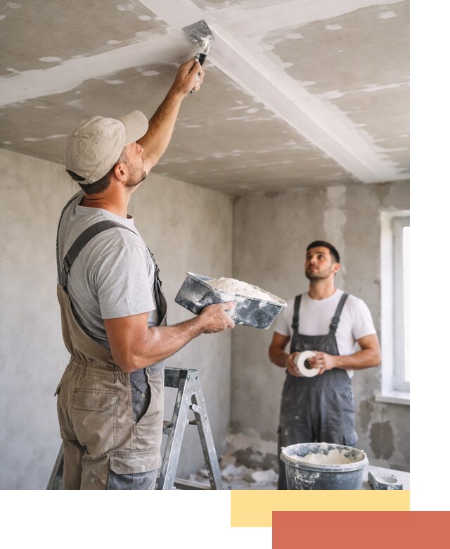 Обработка швов потолка ГКЛ в Заволжье: качественная заделка и шпатлевка