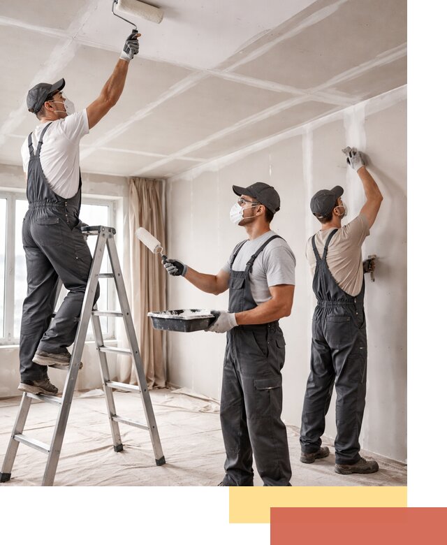 Покраска потолка из гипсокартона в Заволжье качественно и недорого